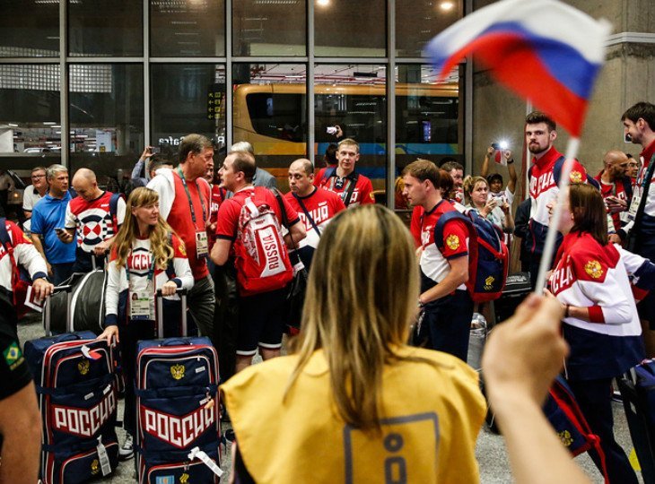 Олимпийская сборная России прибыла в Рио-де-Жанейро
