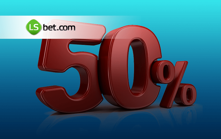Бонус 50% на первый депозит - до 2200 рублей от БК Lsbet