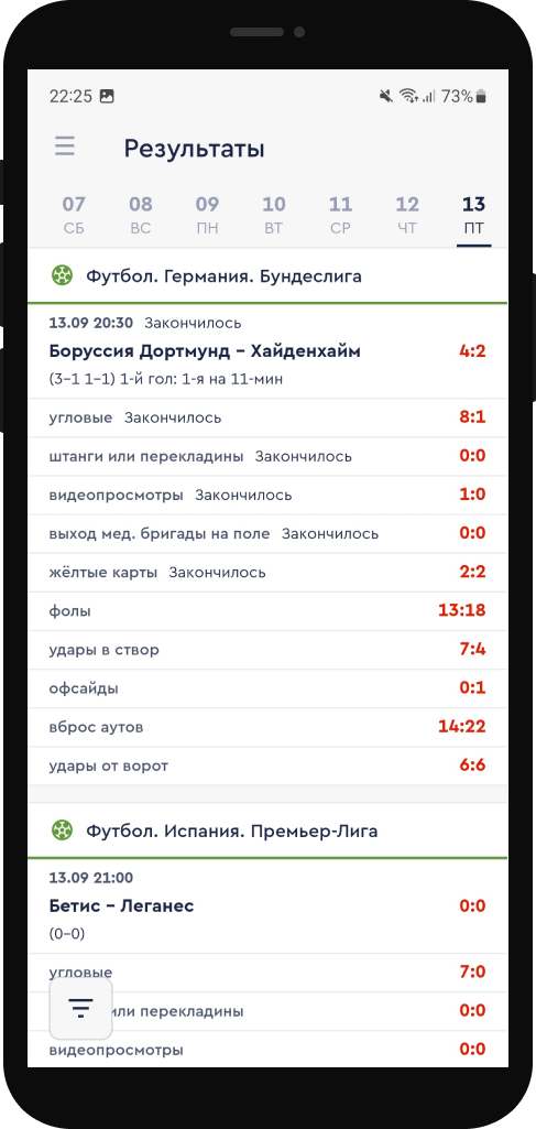 Фонбет андроид результаты