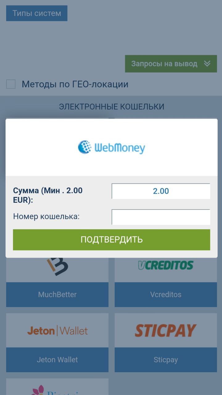 Введите сумму платежа и нужные данные, нажмите "Подтвердить"