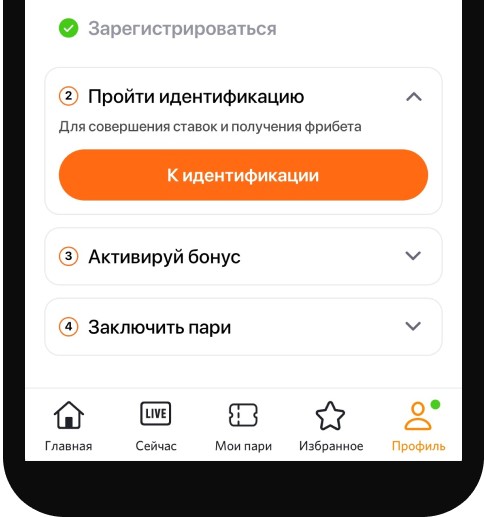 идентификация Винлайн