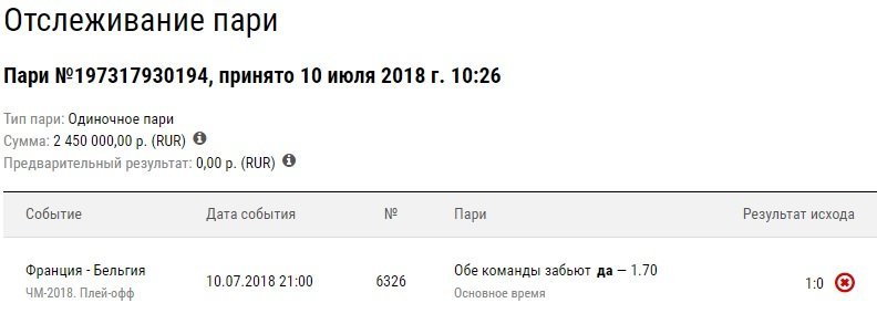 Ставка 1