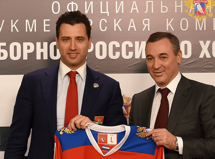 Юрий Красовский и первый вице-президент ФХР Роман Ротенберг