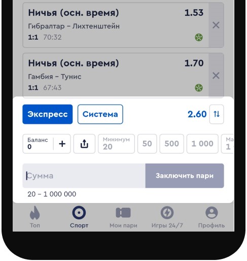 Экспресс мобильная версия 2