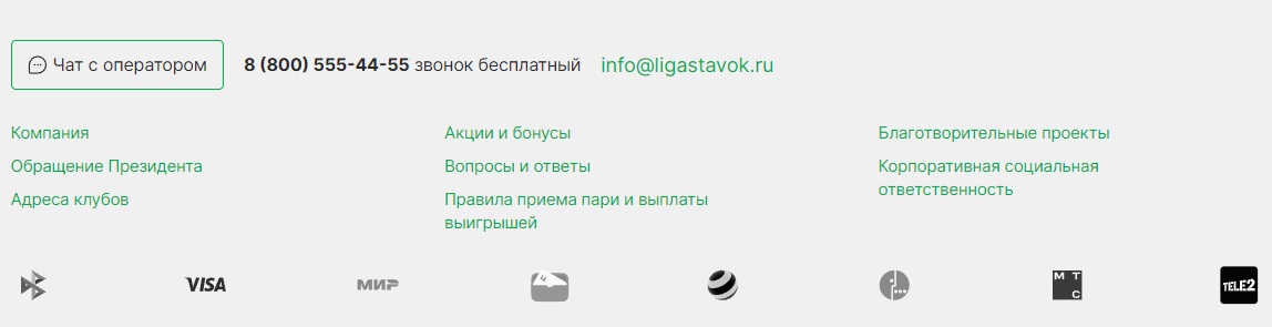 Какая максимальная и минимальная ставка в «Лиге Ставок»
