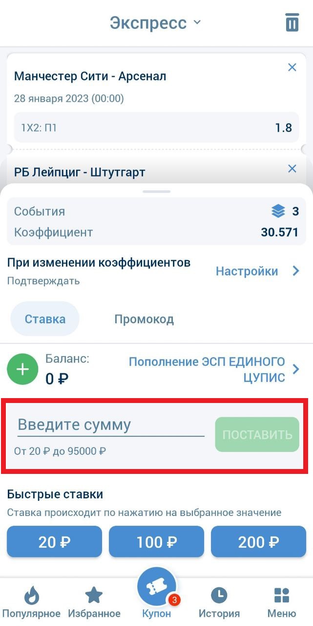 Экспресс в мобильном приложении 2