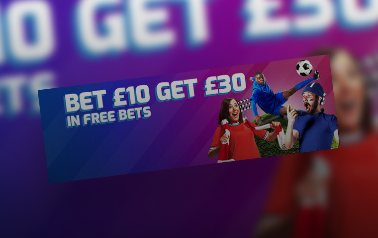 Бонус £30 за первую ставку от БК Betfred