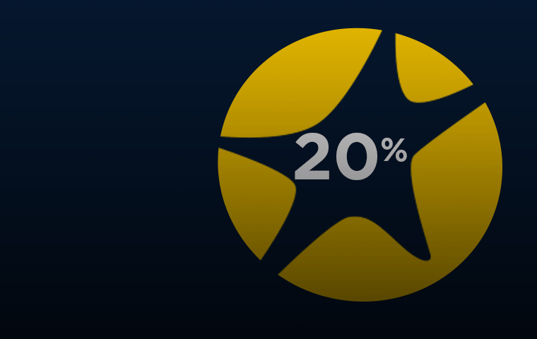 Бонус +20% от суммы на каждый депозит от БК Bethouse