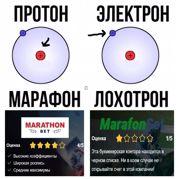 БК MarathonBet и букмекер-мошенник MarafonSet