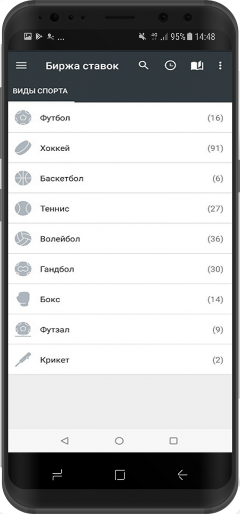 виды спорта