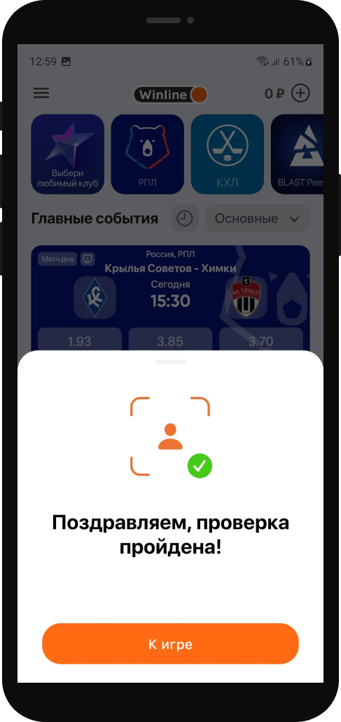 Идентификация 4 винлайн