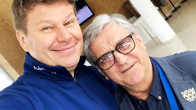Дмитрий Губерниев и Александр Тихонов