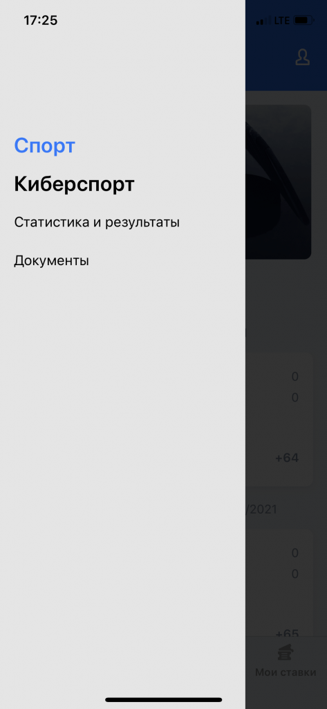 меню вулканбет айфон