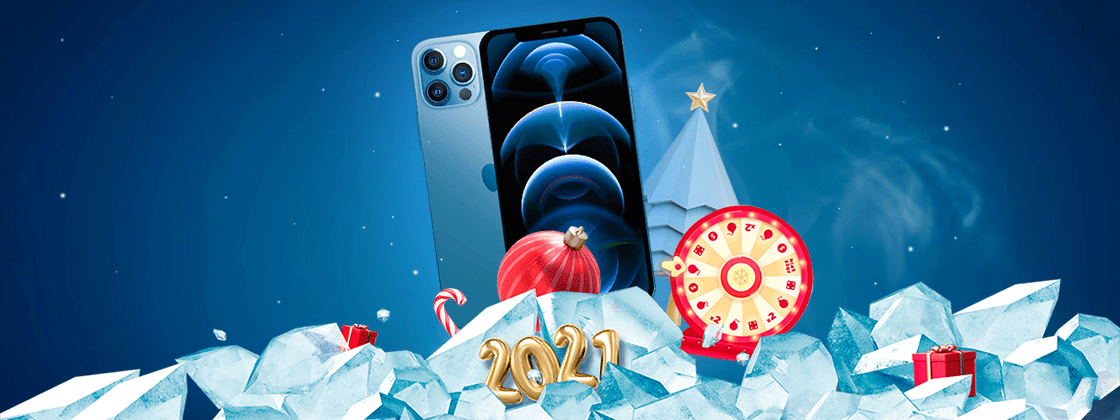 Розыгрыш iPhone 12 в Lucky Wheel от БК 1xBet