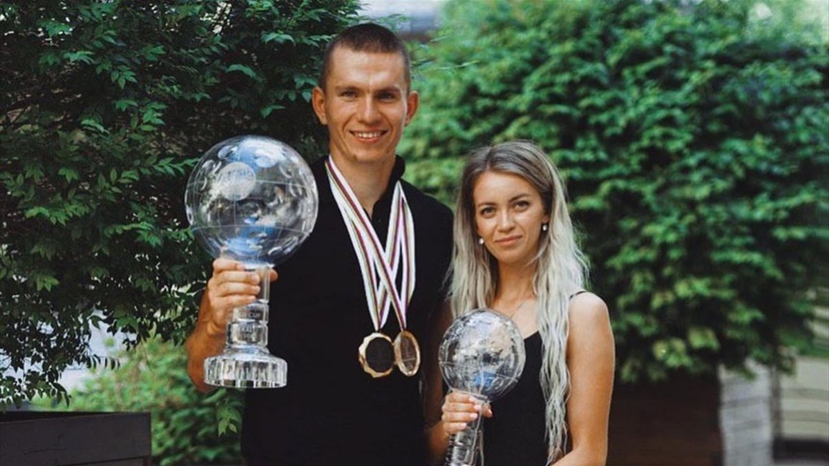 Александр Большунов и Анна Жеребятьева
