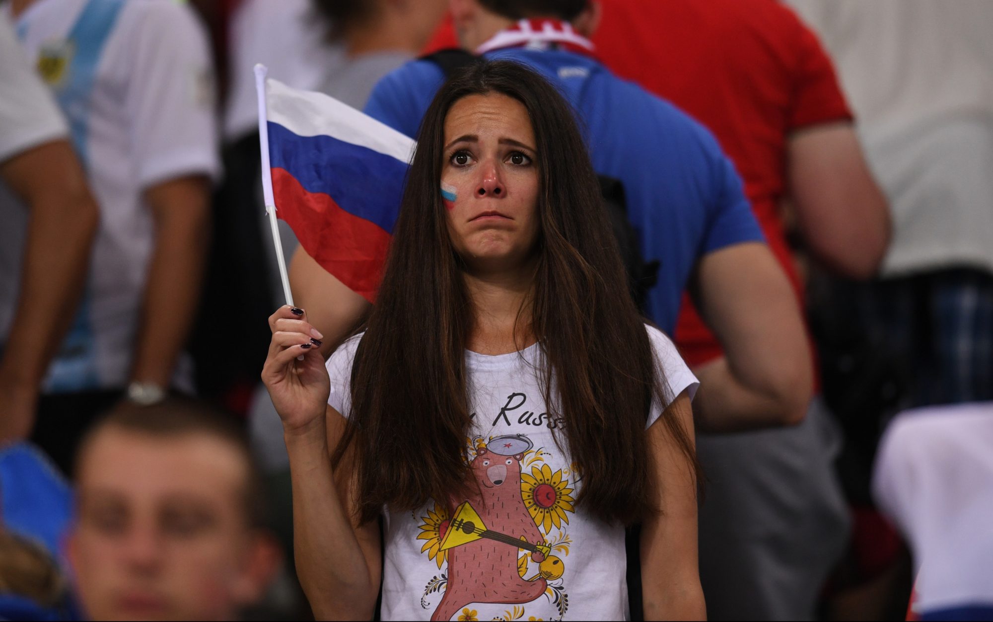 Болельщица из России