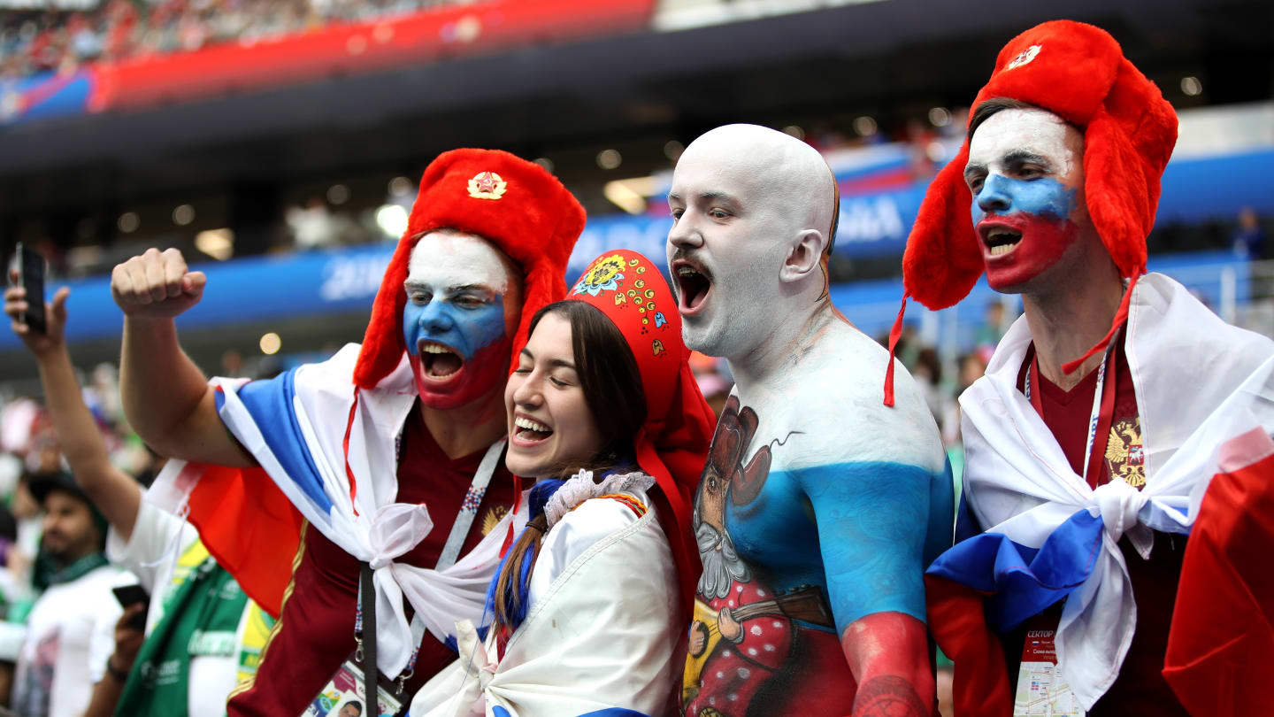 Болельщики сборной России