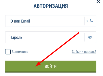 Подтверждение авторизации в мобильном приложении БК 1xbet.kz для iOS