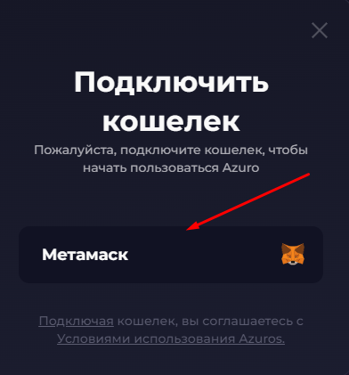 Выбор кошелька Метамаск 