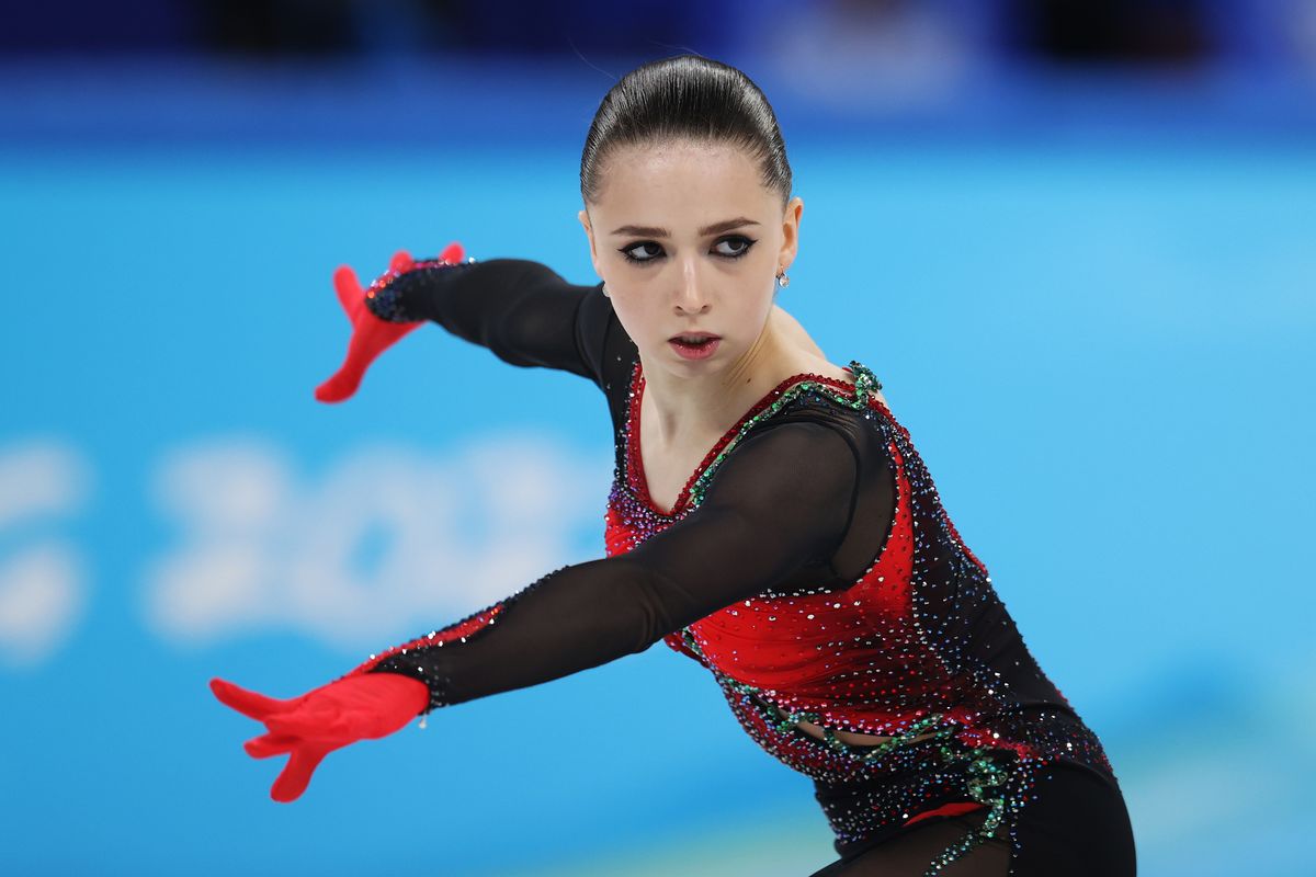 Камила Валиева. Фото: Catherine Ivill/Getty Images