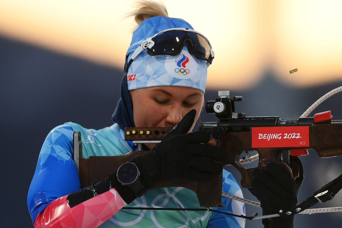 Кристина Резцова на ОИ-2022. Фото: David Ramos/Getty images