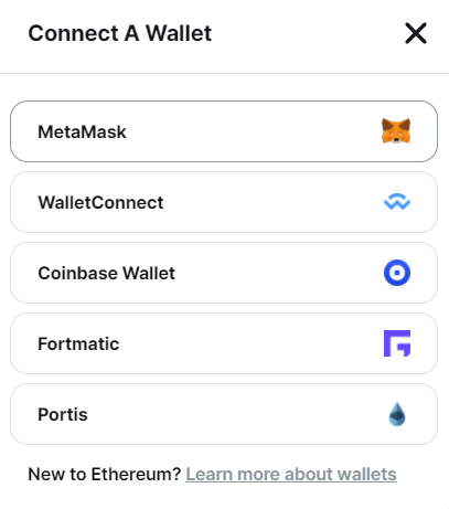 Выбор системы MetaMask