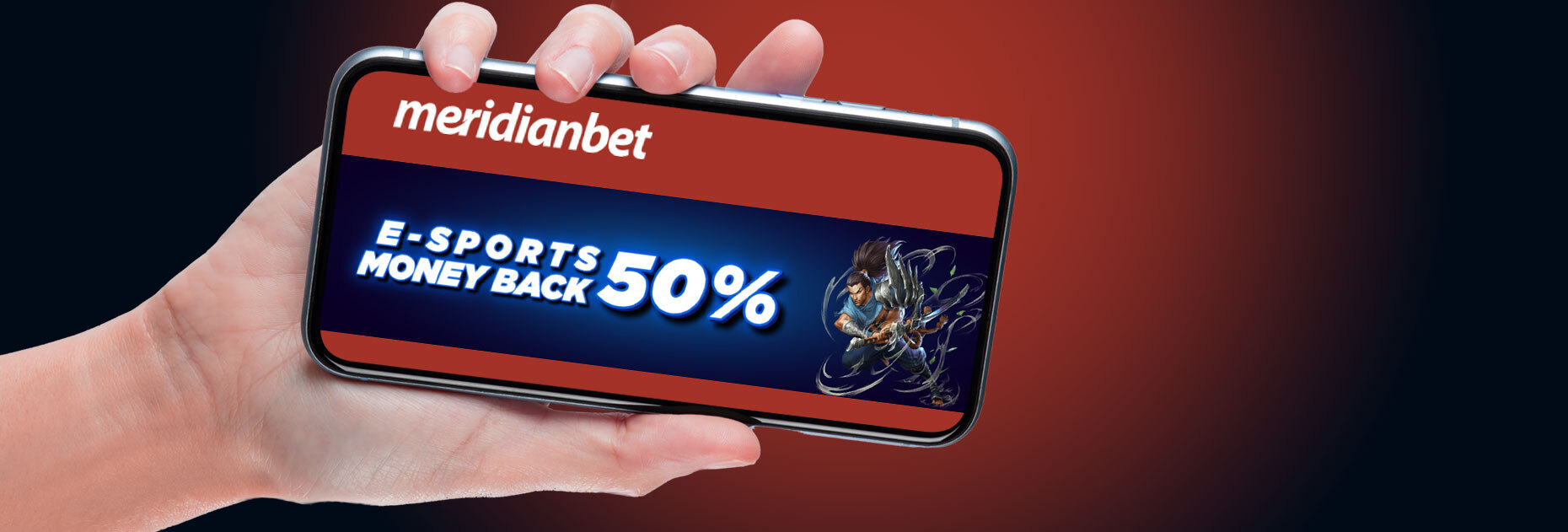 Кэшбэк 50% за ставки на киберспорт от БК Meridianbet