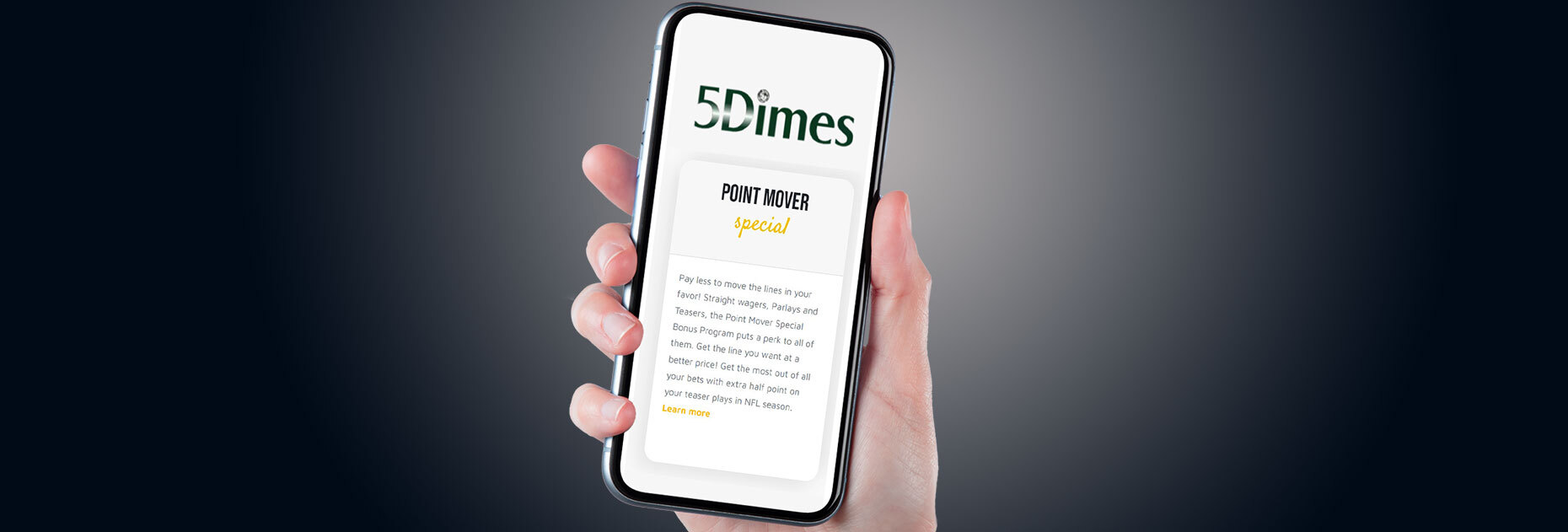 Программа лояльности Point Mover от БК 5Dimes
