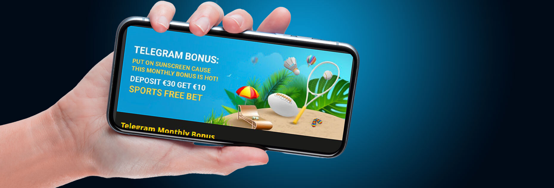 Telegram-бонус до 10 евро каждый месяц от БК 18Bet