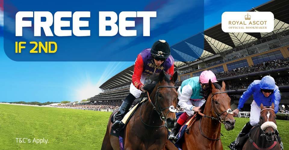 Бесплатная ставка за 2-е место на скачках от БК Betfred