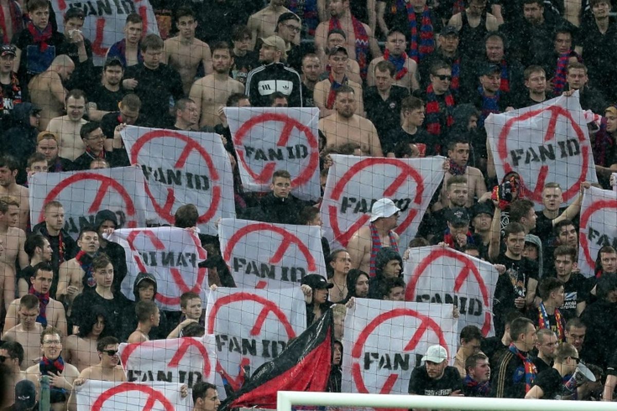 Болельщики ЦСКА протестуют против Fan ID