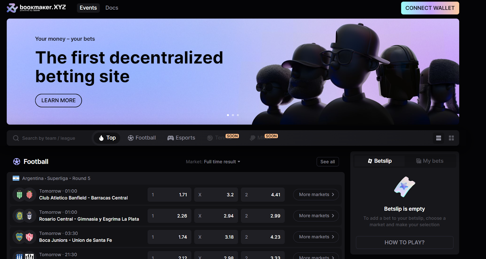Главная страница сайта bookmaker.xyz