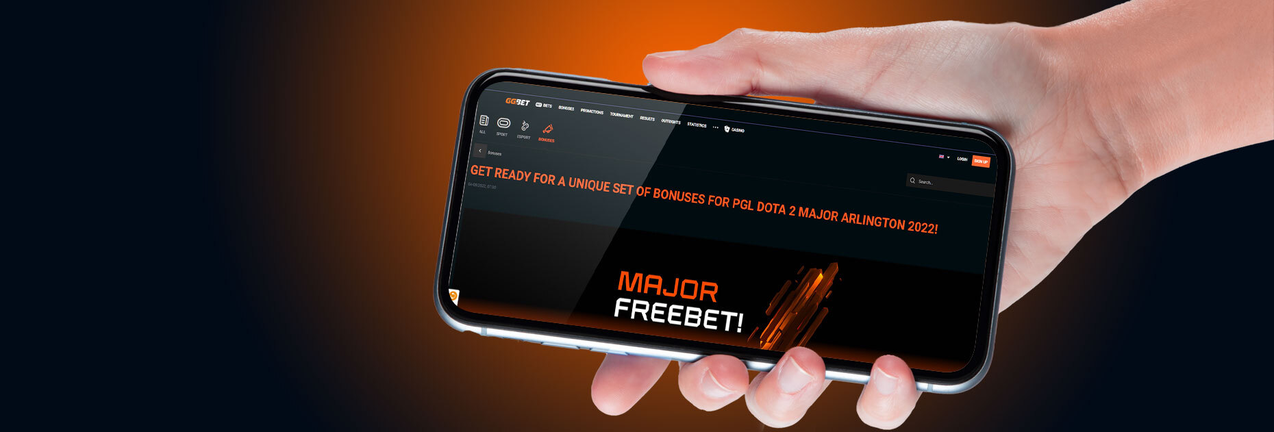Тройной бонус на PGL Dota 2 Major Arlington 2022 от БК GGbet