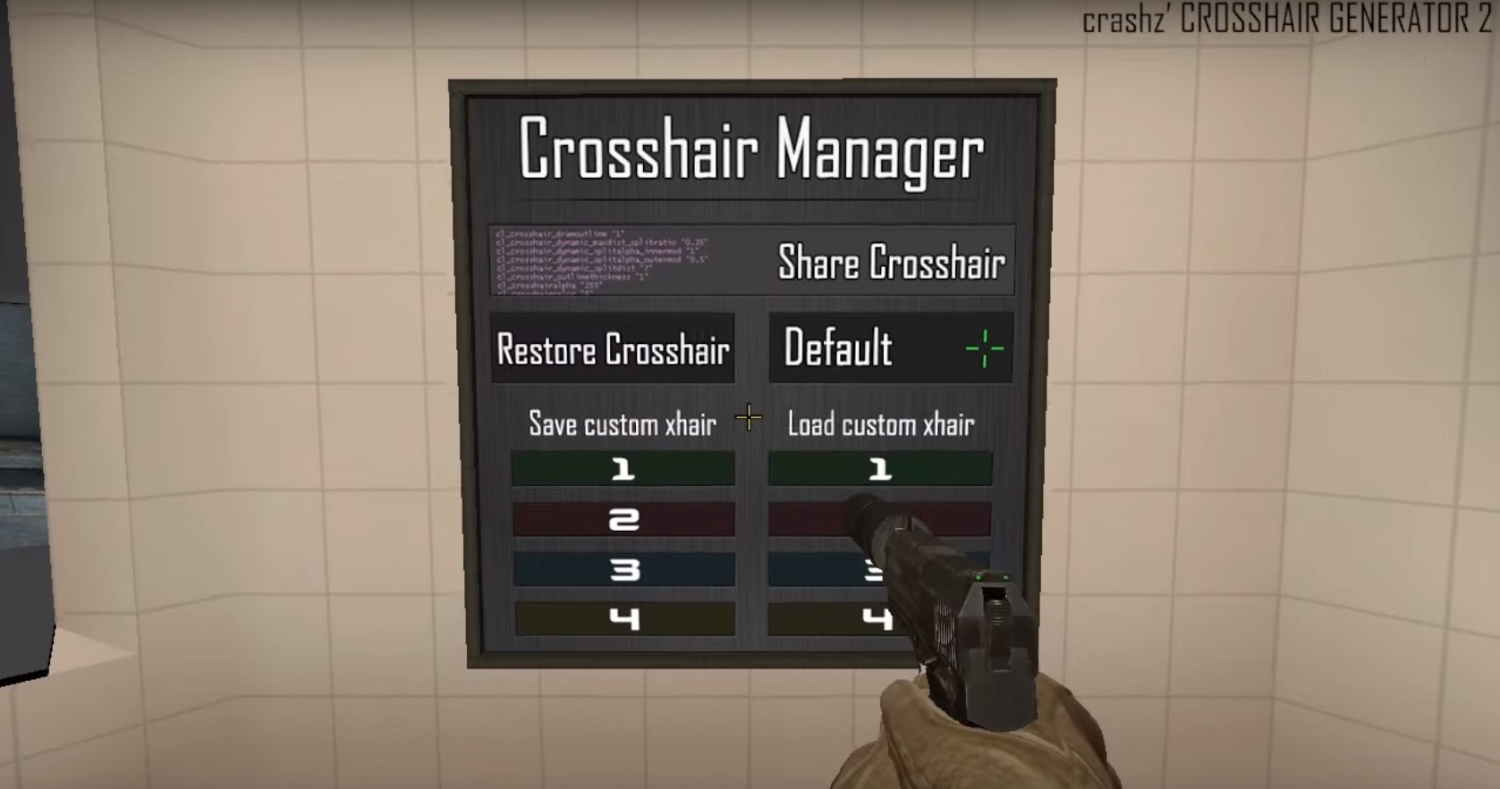 Crosshair manager