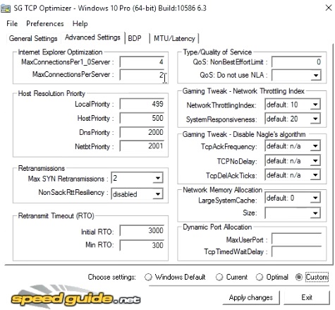tcp-optimizer-custom