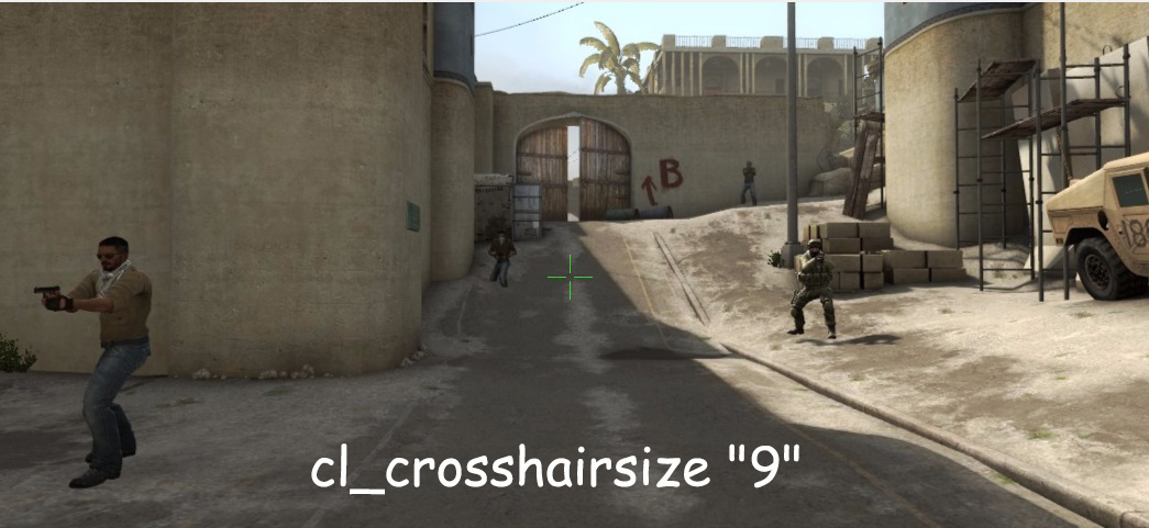 сделать маленький прицел в CS:GO