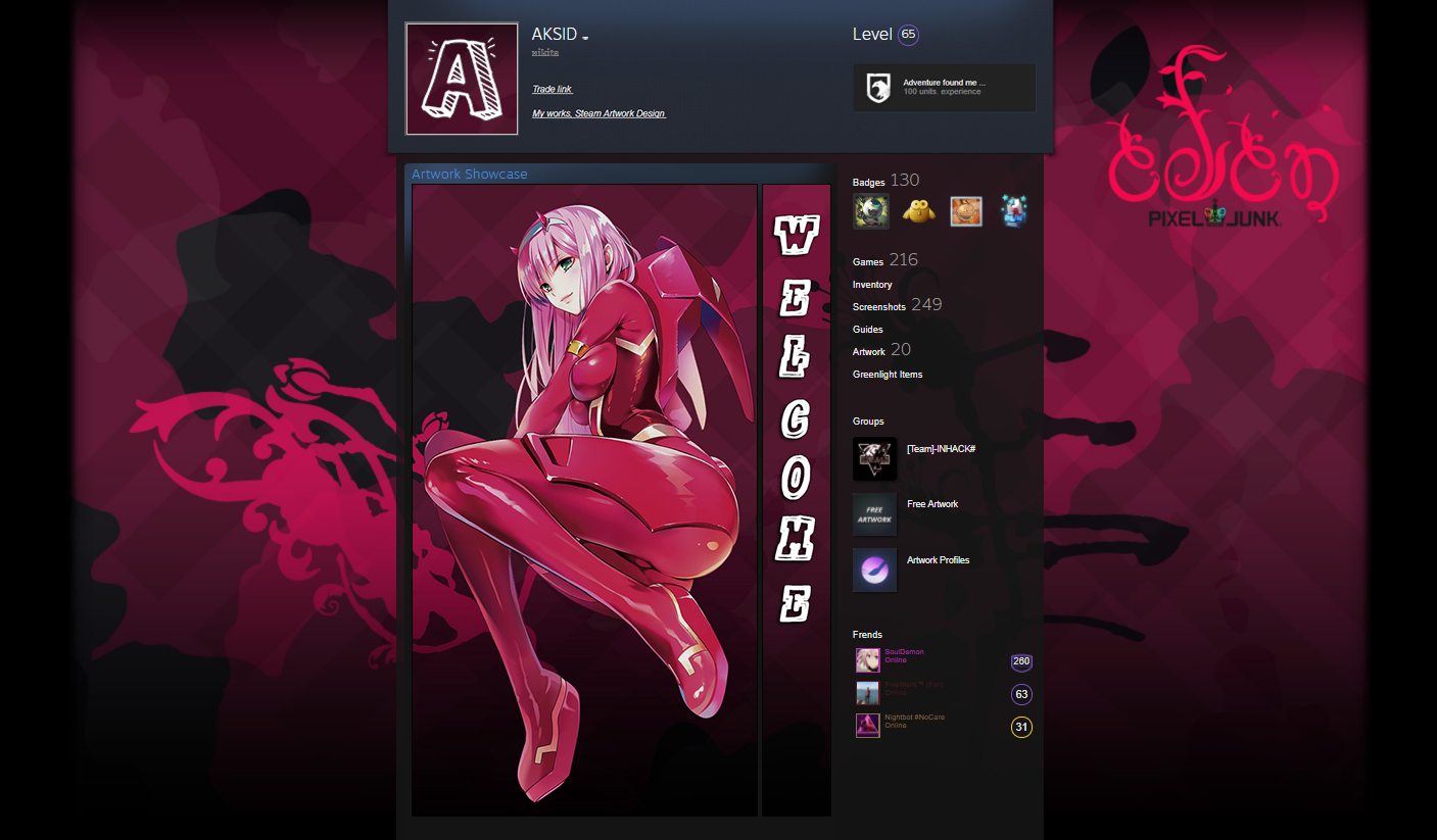 Красивые фоны профиля Steam — фоны для Стима