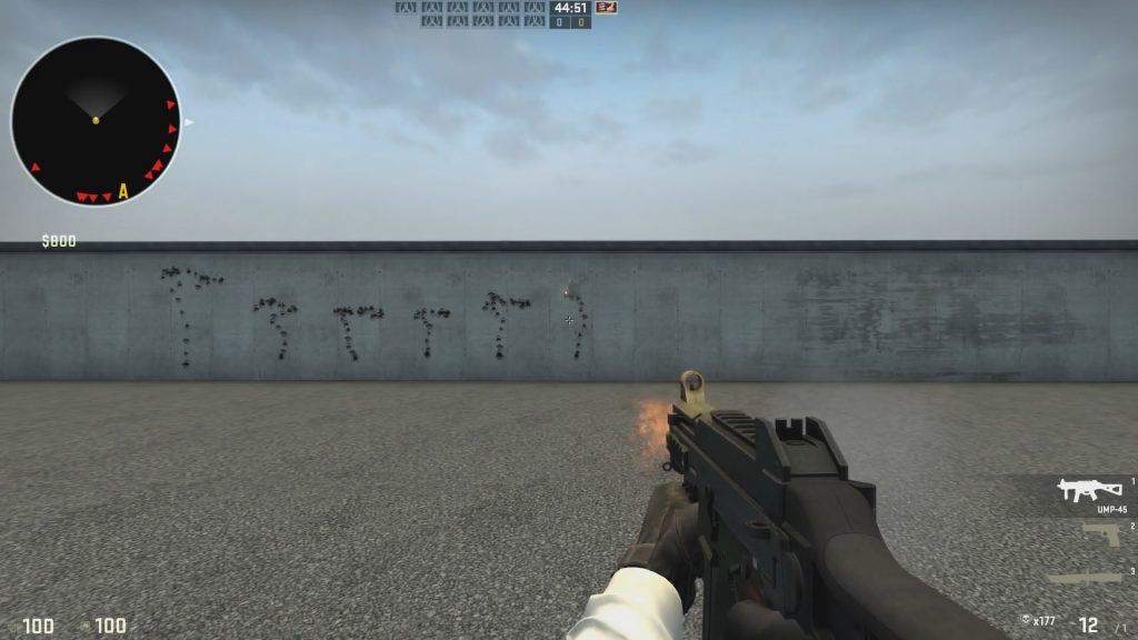 Стрельба без отдачи в CS:GO
