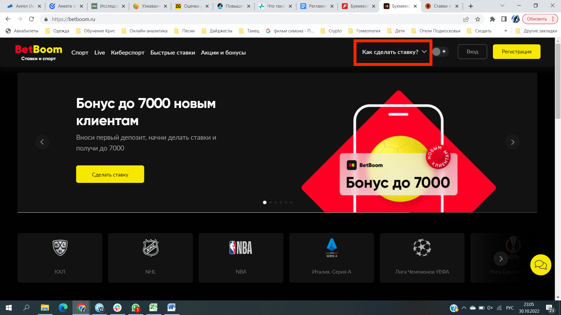 Виртуальный помощник на сайте БК BetBoom