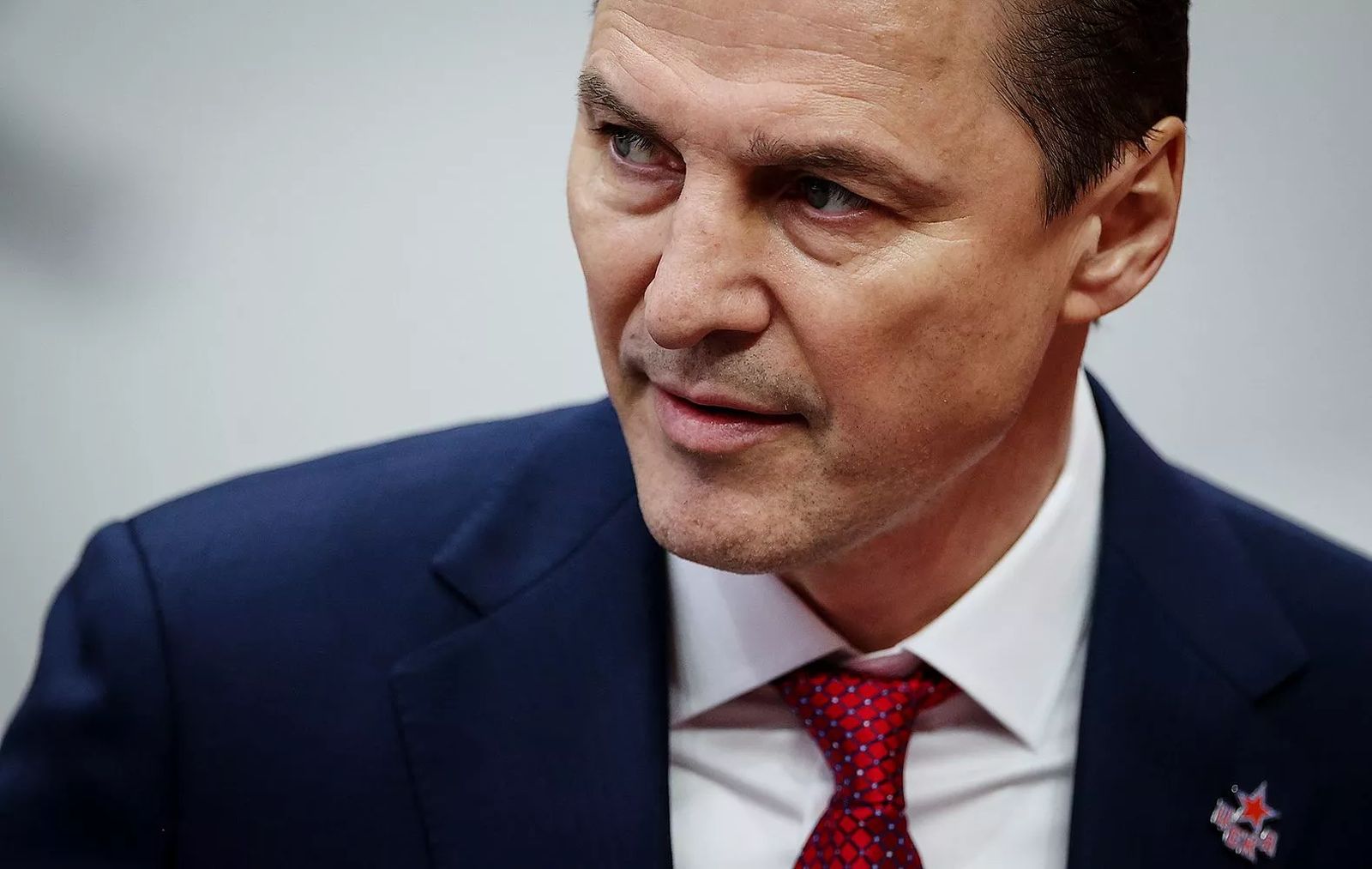 На арене «Детройта» открыли экспозицию в честь легендарной «Русской пятерки»