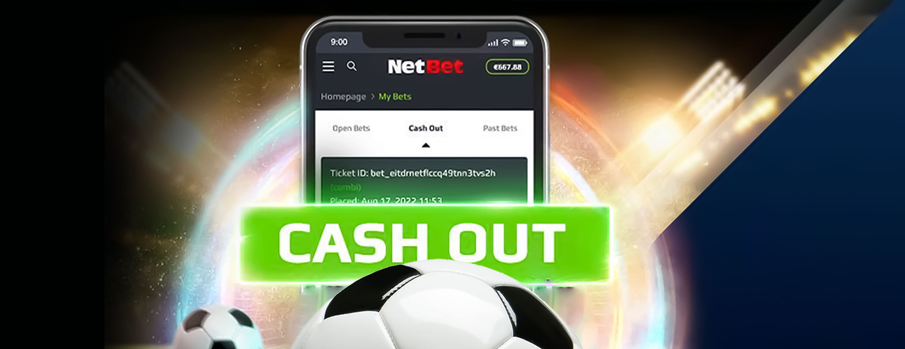 Опция CashOut от БК Netbet