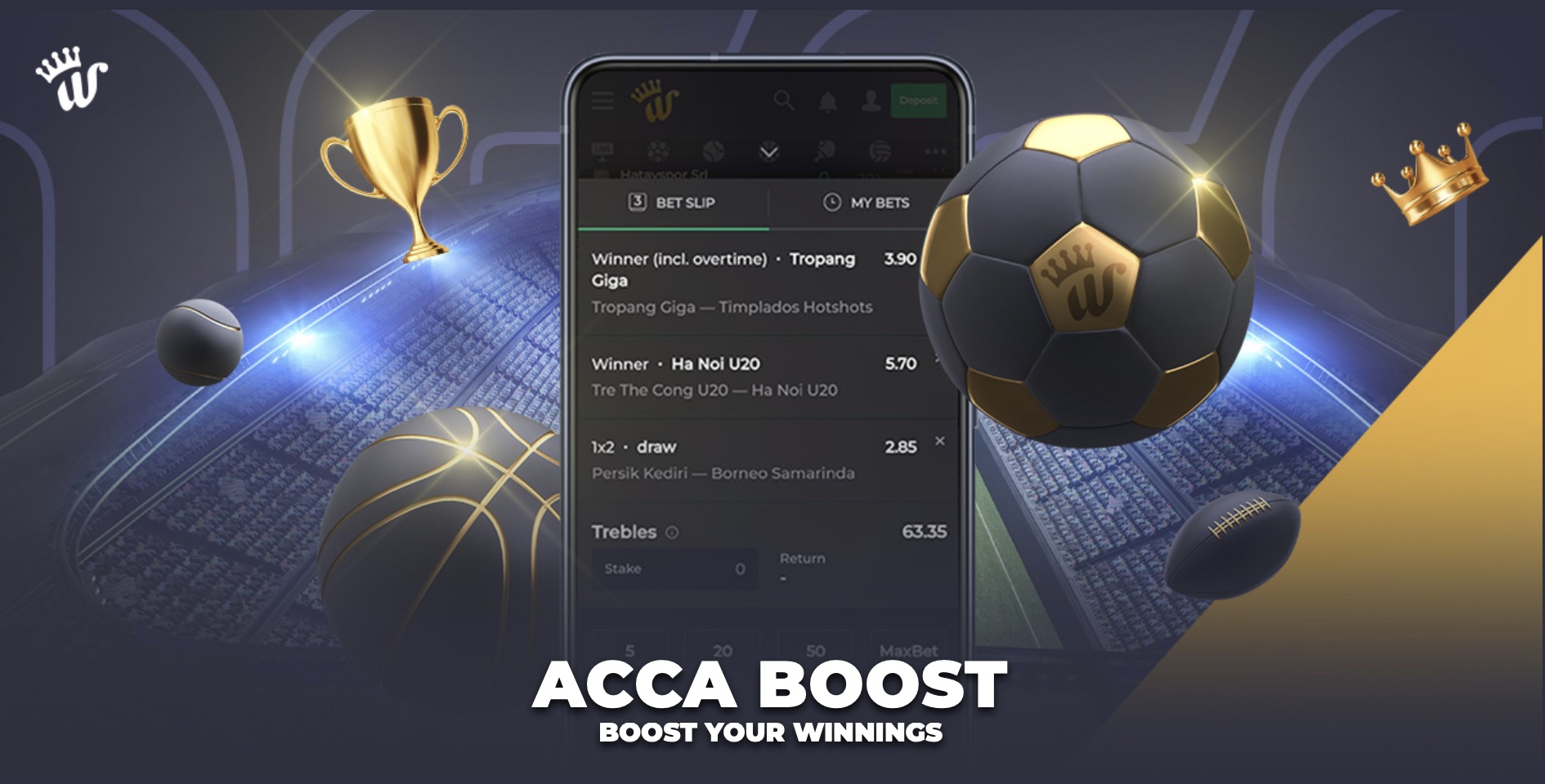 Описание акции ACCA BOOST на сайте БК Виннинг