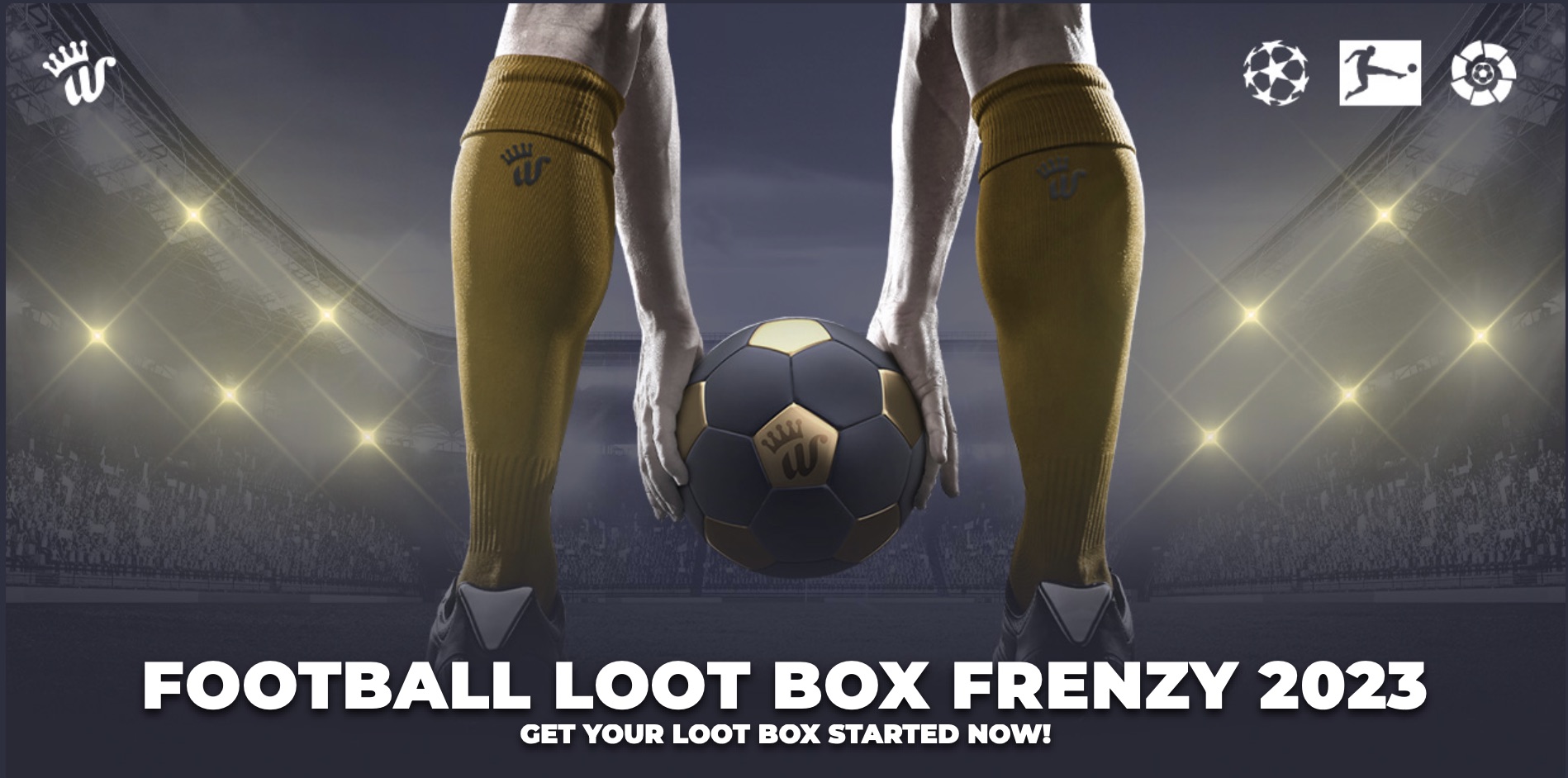 Описание акции FOOTBALL LOOT BOX FRENZY 2023 на сайте БК Виннинг