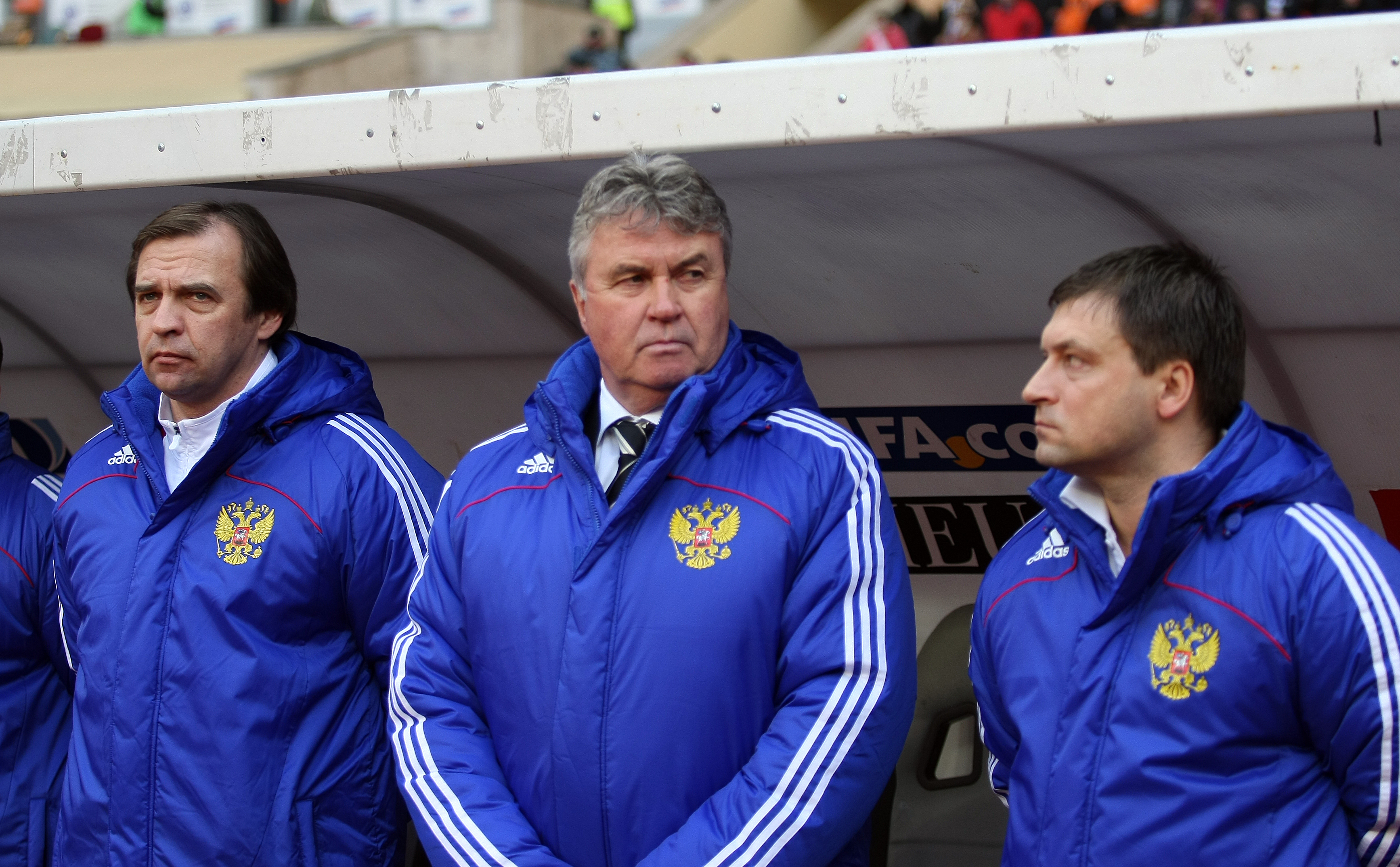 Александр Бородюк, Гус Хиддинк и Игорь Корнеев