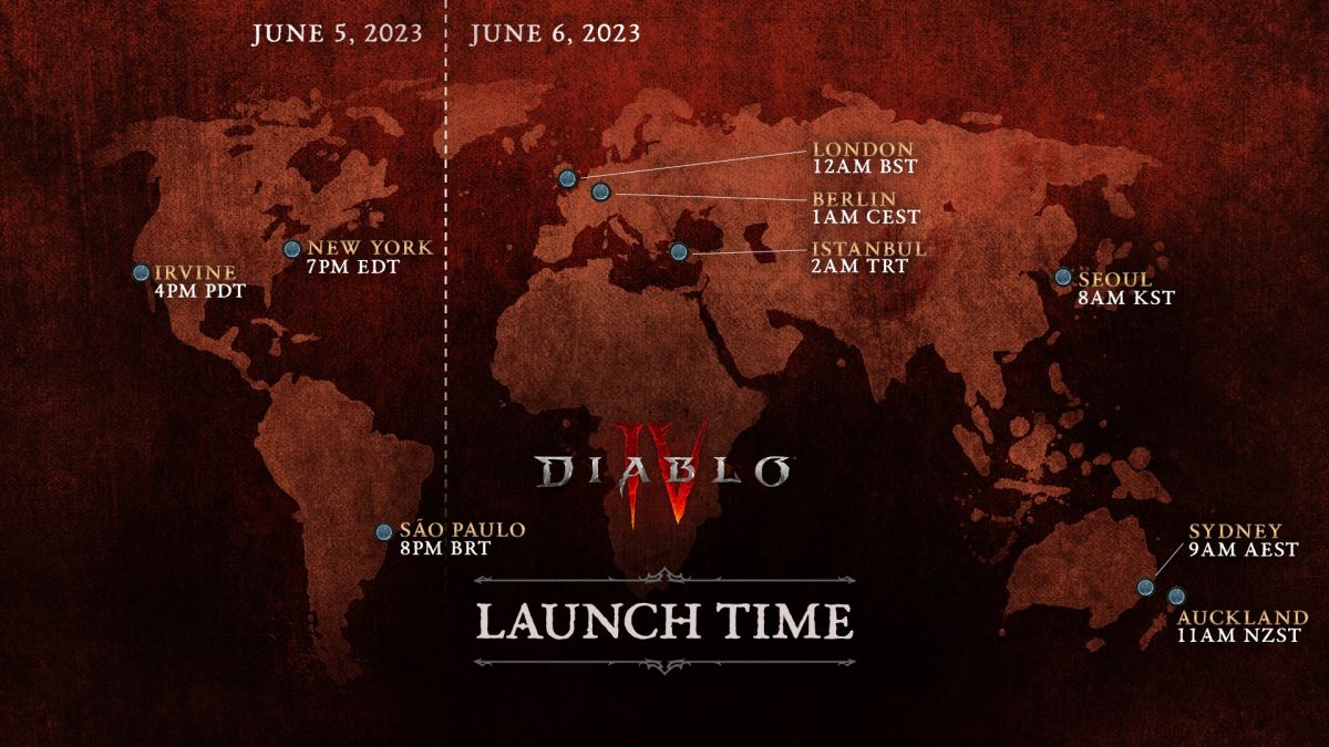 launch time Diablo IV