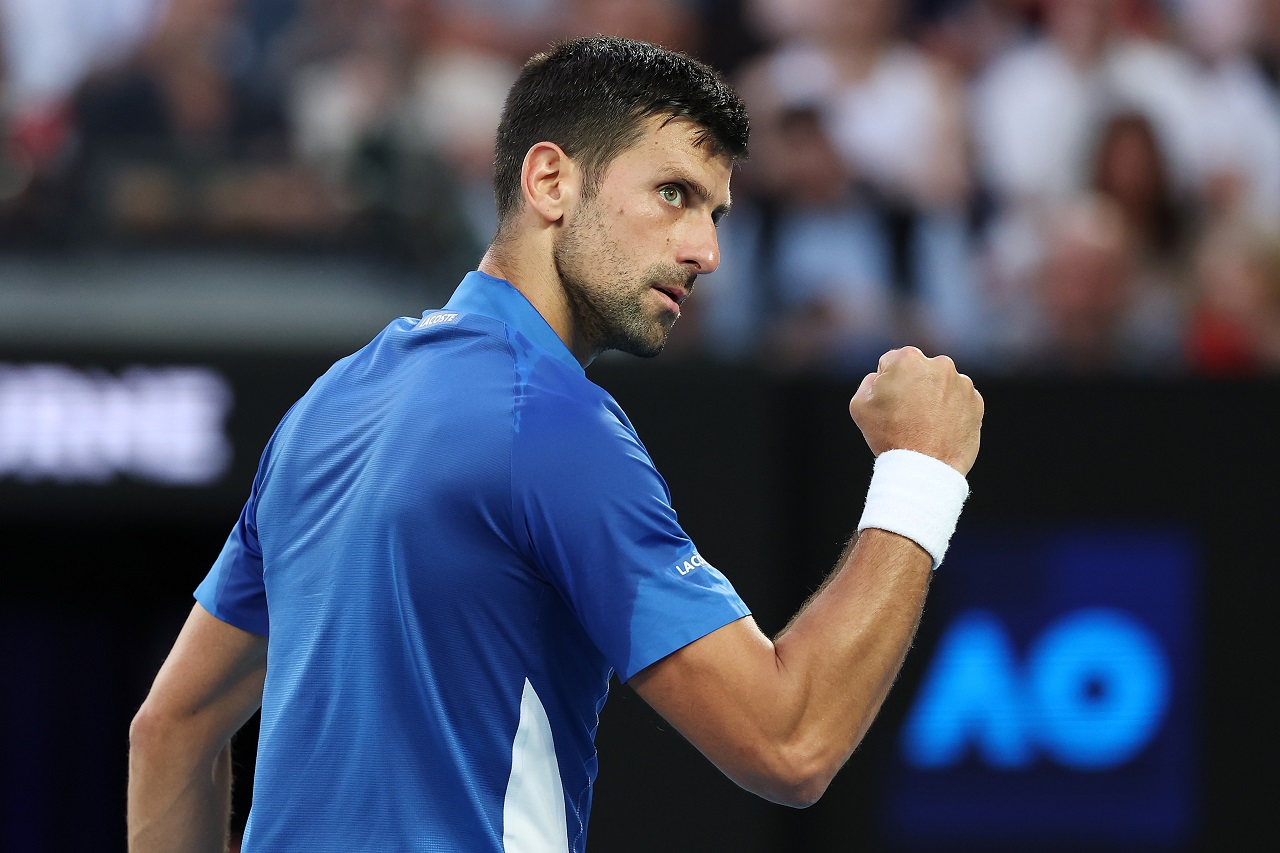 Новак Джокович на Australian Open-2024 (фото: Julian Finney/Getty Images)