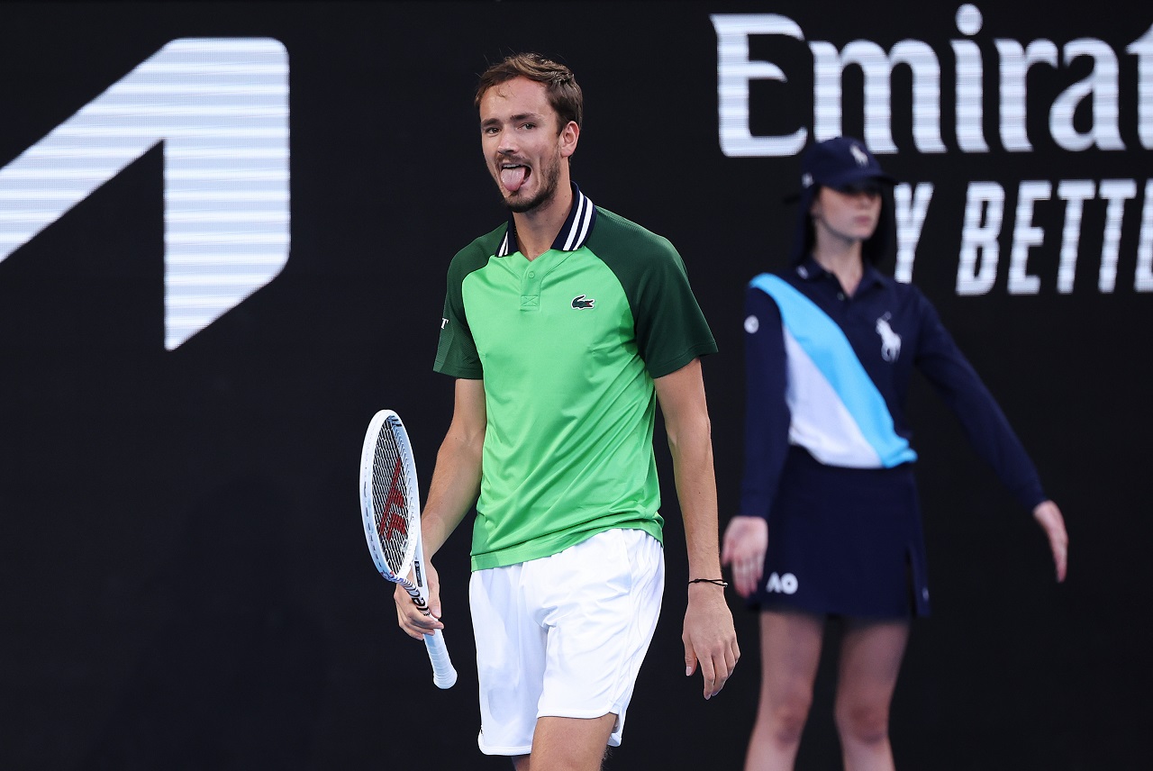 Даниил Медведев на Australian Open 2024 (фото: Daniel Pockett/Getty Images)