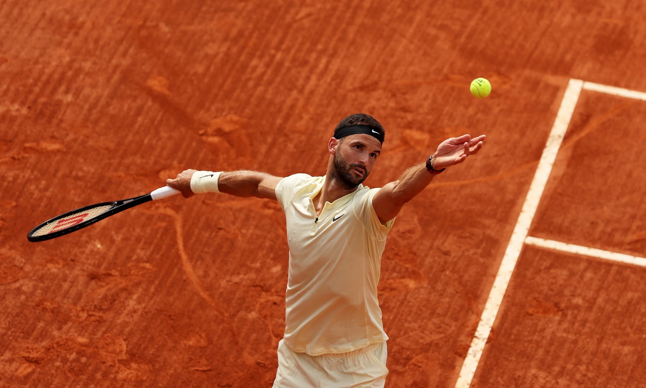 Григор Димитров на «Мастерсе» в Монте-Карло (фото: Clive Brunskill/Getty Images)