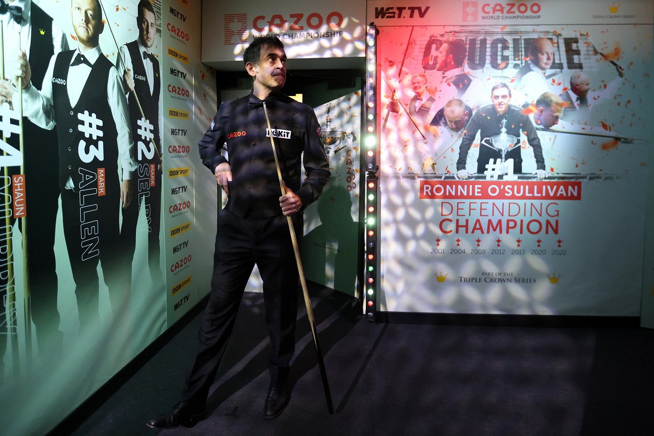 Ронни О’Салливан на чемпионате мира-2023 (фото: George Wood/Getty Images)