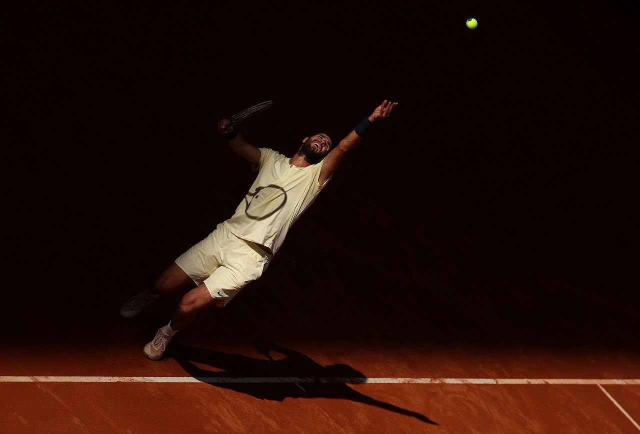 Карен Хачанов на Madrid Open (фото: Julian Finney/Getty Images)
